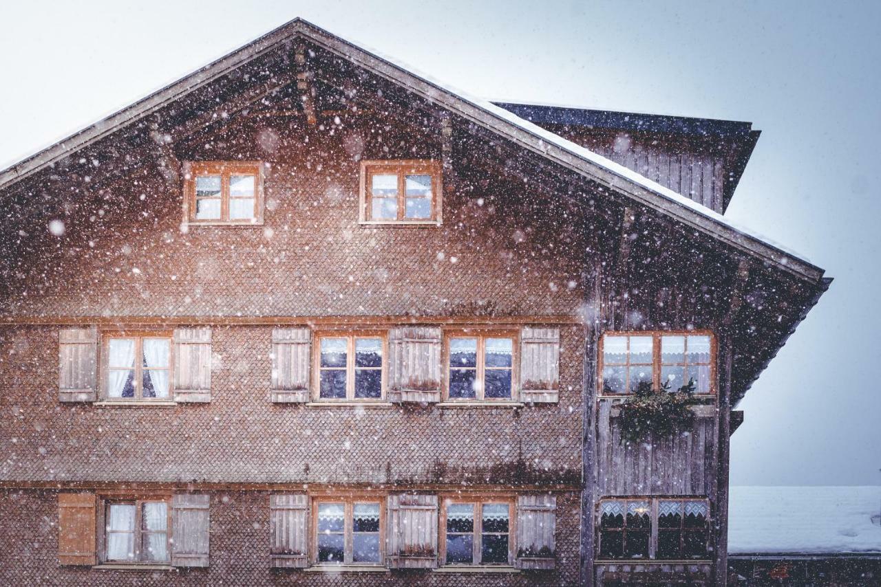 Bauernhof Farnach Apartment Andelsbuch Bagian luar foto